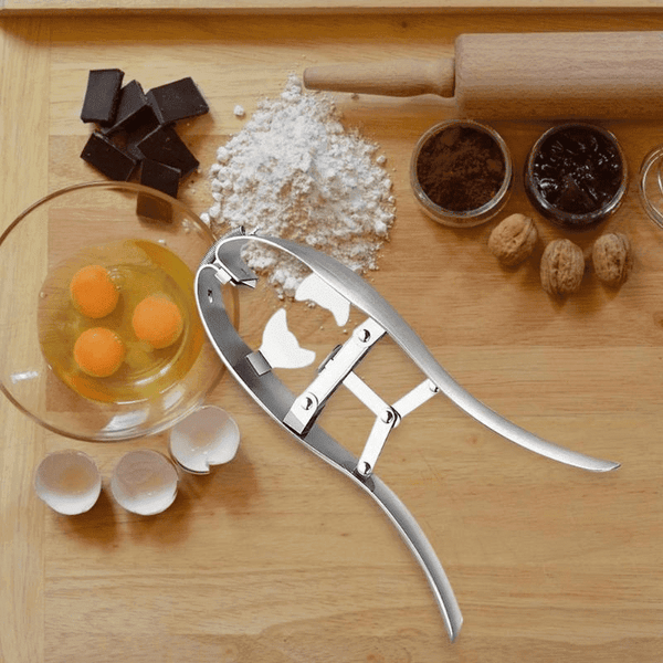 Stainless Steel Egg Opener.